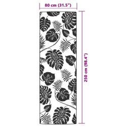 Tapis d'extérieur ARAKIL vert 80x250 cm PP 