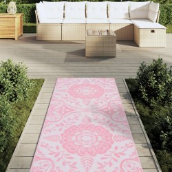 Tapis d'extérieur ARAKIL rose 80 x 250 cm PP 