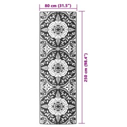 Tapis d'extérieur ARAKIL rose 80 x 250 cm PP 