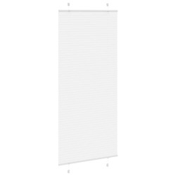 Store plissé blanc 100x200cm largeur du tissu 99,4 cm polyester 