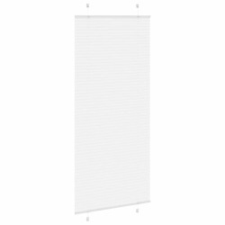 Store plissé blanc 100x200cm largeur du tissu 99,4 cm polyester 