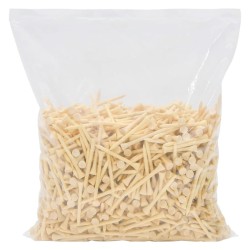 Tee de golf 1000 pcs 70 mm bambou 