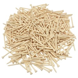 Tee de golf 1000 pcs 70 mm bambou 