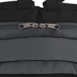 Sac à dos d'école 40 L noir et gris 