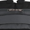 Sac à dos d'école 40 L noir et gris 