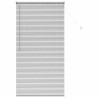 Store de Fenêtre avec des rideaux Argenté 80 x 130 cm Aluminium 