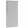 Store de Fenêtre avec des rideaux Argenté 80 x 130 cm Aluminium 