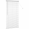 Store de Fenêtre avec des rideaux Argenté 80 x 130 cm Aluminium 