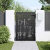 Porte de Jardin Autre Noir 105 x 150 cm Acier peint par poudre 