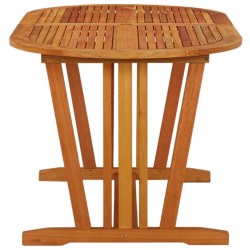Table de jardin 160x85x75 cm Bois d'eucalyptus solide 