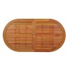 Table de jardin 160x85x75 cm Bois d'eucalyptus solide 