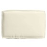 Coussin de palette pour siège crème 60x40x8 cm tissu Oxford 