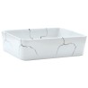 Vasque à poser blanc rectangulaire 46x35,5x13 cm céramique 