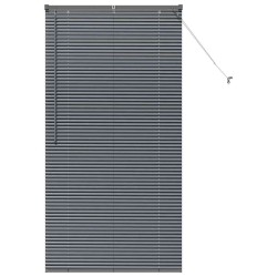 Store de Fenêtre Gris foncé 80 x 130 cm Aluminium 