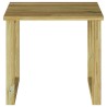 Table de bain de soleil 40x40x36 cm en bois de pin imprégné 