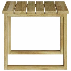 Table de bain de soleil 40x40x36 cm en bois de pin imprégné 