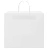 Sacs en papier 50 pcs avec poignées blanc 32x22x28 cm 