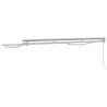 Auvent Manuel Blanc 3 x 2 m Aluminium, tissu en polyester 