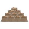 Sacs en jute 10 pcs 100x110 cm 100 % jute 220 g/m² 