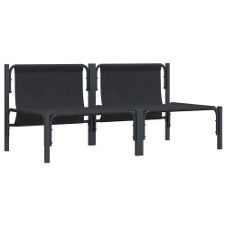 Ensembles de meubles d'extérieur avec coussin avec oreiller 2 pcs Anthracite 