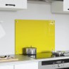 Crédence de cuisine Jaune 70x50x0,6 cm en verre trempé 