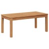 Ensemble de canapé de jardin 2 pcs Marron Bois de teck massif 