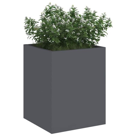 Cache-pot de jardin Anthracite 50 x 32 x 40 cm 