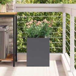 Cache-pot de jardin Anthracite 50 x 32 x 40 cm 