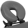 Table de massage 4 zones Cadre en aluminium Anthracite 186x68cm 