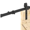 Porte coulissante et kit de quincaillerie 70x210 cm pin massif 