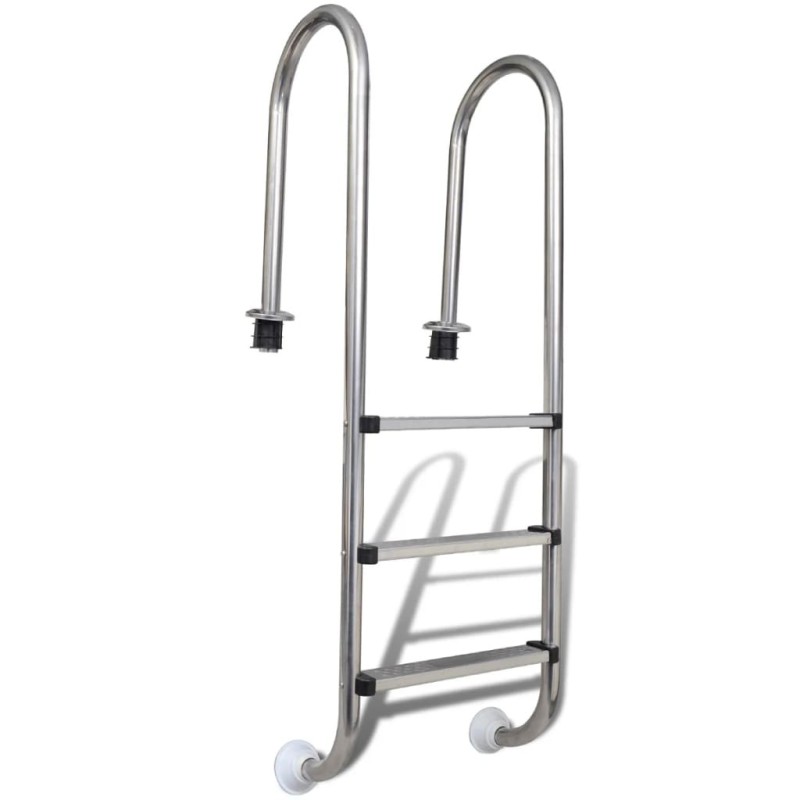Échelle de piscine à 3 échelons Acier inoxydable 304 120 cm  