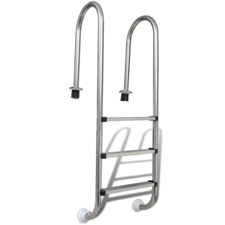 Échelle de piscine à 3 échelons Acier inoxydable 304 120 cm  