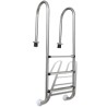 Échelle de piscine à 3 échelons Acier inoxydable 304 120 cm  