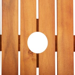 Table de jardin 150x90x74 cm Bois d'acacia massif 