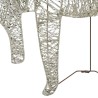 Décoration de Noël Rennes avec traîneau 60 LED Extérieur Doré  