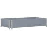 Collier de palette gris 100x50 cm bois de pin solide 