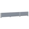 Collier de palette gris 100x50 cm bois de pin solide 