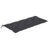 Banc de jardin avec coussin 120 cm Bambou 