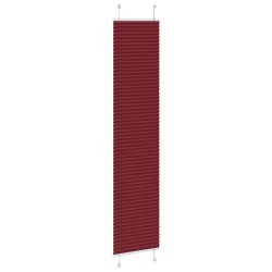 Store plissé rouge bordeaux 45x200 cm largeur du tissu 44,4 cm 
