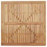 Table de jardin carrée 110x110x75 cm bois d'acacia solide 