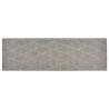 Tapis de cuisine lavable impression losange 60x180 cm velours 