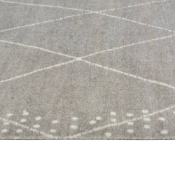 Tapis de cuisine lavable impression losange 60x180 cm velours 
