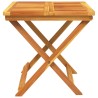 Table pliable de jardin 50x50x50 cm bois d'acacia solide 