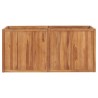 Lit surélevé de jardin 150x50x70 cm Bois de teck solide 