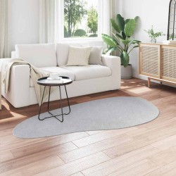 Tapis Gris 100 x 200 cm Polyester 