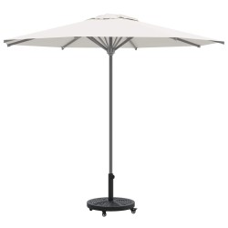 Base de Parasoleil avec Roues pour Poteaux Ø38-48 mm, 13 kg, Ronde 