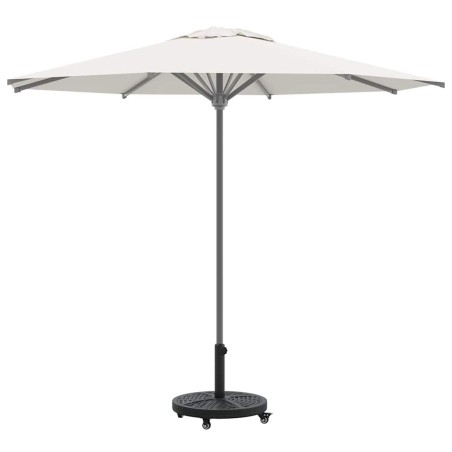 Base de Parasoleil avec Roues pour Poteaux Ø38-48 mm, 13 kg, Ronde 