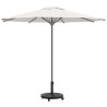 Base de Parasoleil avec Roues pour Poteaux Ø38-48 mm, 13 kg, Ronde 