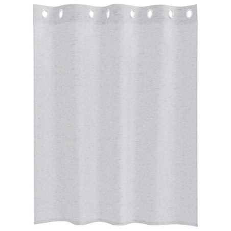 Rideaux 2 pcs Gris clair 140 x 140 cm Polyester 