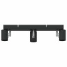 Projecteur de plafond 3 voies ajustable noir E27 